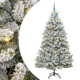 Albero di Natale artificiale con 300 LED Verde e Bianco 210 cm