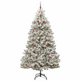Albero di Natale artificiale con 300 LED Verde e Bianco 240 cm