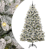Albero di Natale artificiale con 300 LED Verde e Bianco 240 cm