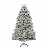 Albero di Natale artificiale con 300 LED Verde e Bianco 240 cm