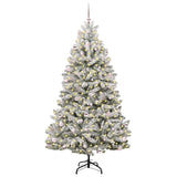 Albero di Natale artificiale con 300 LED Verde e Bianco 240 cm