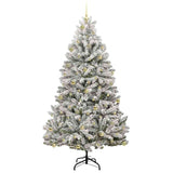 Albero di Natale artificiale con 300 LED Verde e Bianco 240 cm