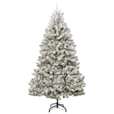 Albero di Natale artificiale con 300 LED Verde e Bianco 240 cm