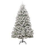 Albero di Natale artificiale con 300 LED Verde e Bianco 240 cm
