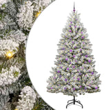 Albero di Natale artificiale con 300 LED Verde e Bianco 240 cm