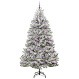 Albero di Natale artificiale con 300 LED Verde e Bianco 240 cm