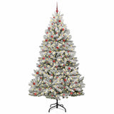 Albero di Natale artificiale con 300 LED Verde e Bianco 270 cm