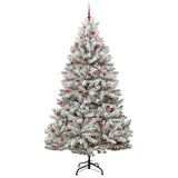 Albero di Natale artificiale con 300 LED Verde e Bianco 270 cm