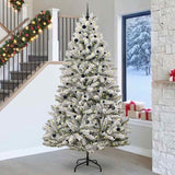 Albero di Natale artificiale con 300 LED Verde e Bianco 270 cm