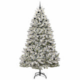 Albero di Natale artificiale con 300 LED Verde e Bianco 270 cm