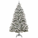 Albero di Natale artificiale con 300 LED Verde e Bianco 270 cm