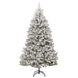 Albero di Natale artificiale con 300 LED Verde e Bianco 270 cm