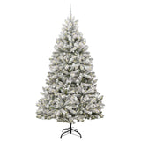 Albero di Natale artificiale con 300 LED Verde e Bianco 270 cm