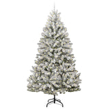 Albero di Natale artificiale con 300 LED Verde e Bianco 270 cm