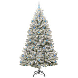 Albero di Natale artificiale con 300 LED Verde e Bianco 270 cm