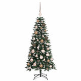 Albero di Natale artificiale con 150 LED Verde 120 cm