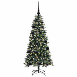 Albero di Natale artificiale con 150 LED Verde 120 cm