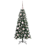 Albero di Natale artificiale con 150 LED Verde 120 cm