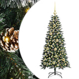 Albero di Natale artificiale con 150 LED Verde 120 cm