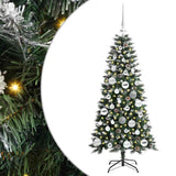Albero di Natale artificiale con 150 LED Verde 120 cm