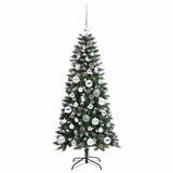 Albero di Natale artificiale con 150 LED Verde 120 cm