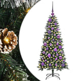 Albero di Natale artificiale con 150 LED Verde 120 cm