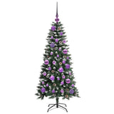 Albero di Natale artificiale con 150 LED Verde 120 cm