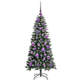 Albero di Natale artificiale con 150 LED Verde 120 cm