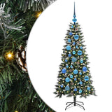 Albero di Natale artificiale con 150 LED Verde 120 cm