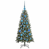 Albero di Natale artificiale con 150 LED Verde 120 cm