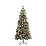Albero di Natale artificiale con 150 LED Verde 120 cm