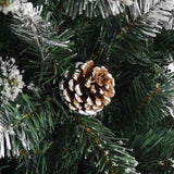 Albero di Natale artificiale con 150 LED Verde 150 cm