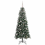 Albero di Natale artificiale con 150 LED Verde 150 cm