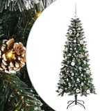 Albero di Natale artificiale con 150 LED Verde 150 cm