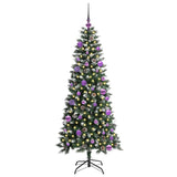 Albero di Natale artificiale con 150 LED Verde 150 cm