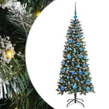 Albero di Natale artificiale con 150 LED Verde 150 cm
