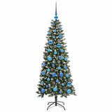Albero di Natale artificiale con 150 LED Verde 150 cm