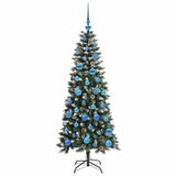 Albero di Natale artificiale con 150 LED Verde 150 cm