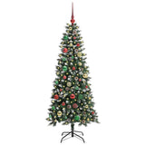 Albero di Natale artificiale con 150 LED Verde 150 cm