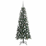 Albero di Natale artificiale con 300 LED Verde 180 cm