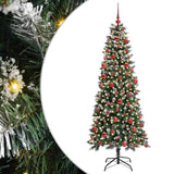 Albero di Natale artificiale con 300 LED Verde 180 cm