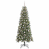 Albero di Natale artificiale con 300 LED Verde 180 cm