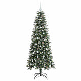 Albero di Natale artificiale con 300 LED Verde 180 cm