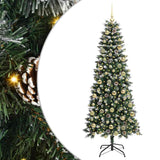 Albero di Natale artificiale con 300 LED Verde 180 cm