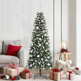 Albero di Natale artificiale con 300 LED Verde 76 x 76 x 180 cm