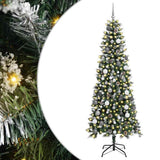Albero di Natale artificiale con 300 LED Verde 210 cm