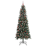 Albero di Natale artificiale con 300 LED Verde 210 cm