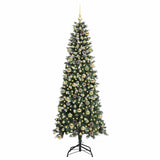Albero di Natale artificiale con 300 LED Verde 210 cm