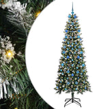 Albero di Natale artificiale con 300 LED Verde 210 cm