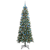 Albero di Natale artificiale con 300 LED Verde 210 cm